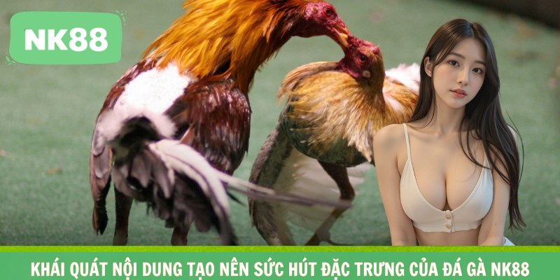 Khái quát nội dung tạo nên sức hút đặc trưng của đá gà NK88